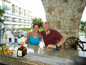 Tequila bar at the Royal Playa del Carmen